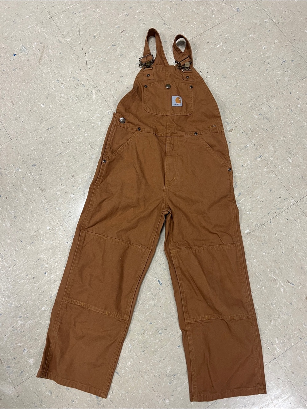 Carhartt Caramel Brown Duck Overalls
